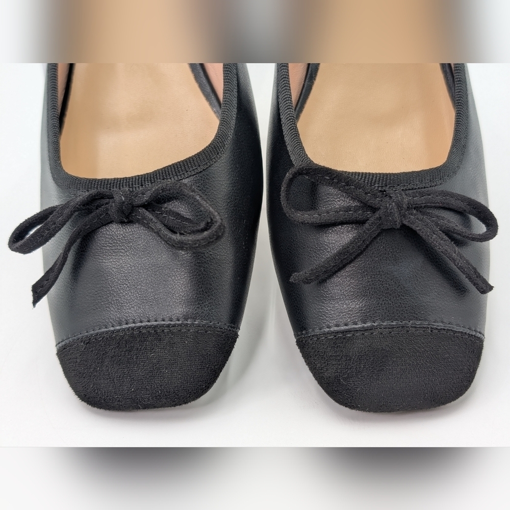 NWOT C. Paravano Toe Bowknot Ballet Flats Size US 8.5 EU 39 - Picture 16 of 16